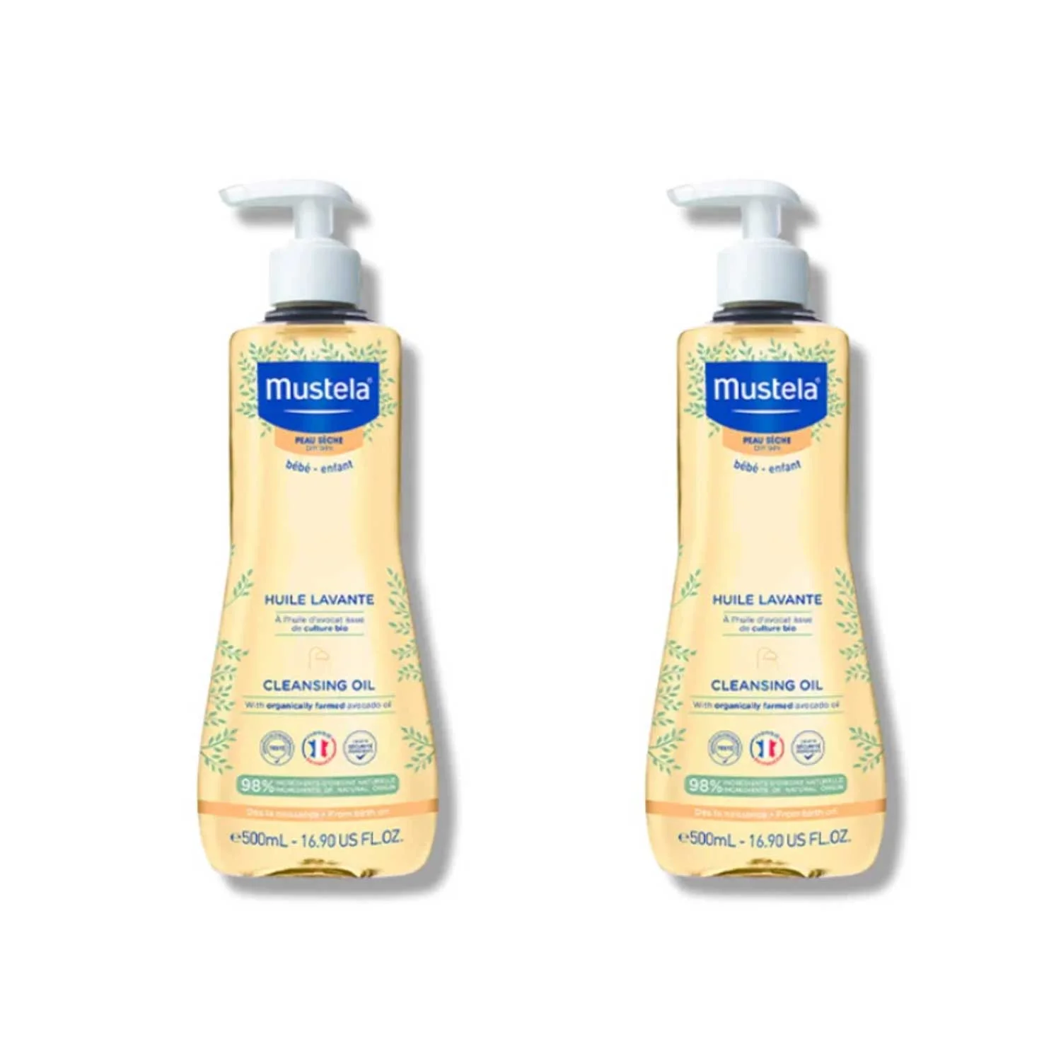 Mustela - Bipack Olio Bagno: Confezione 2x500 ML