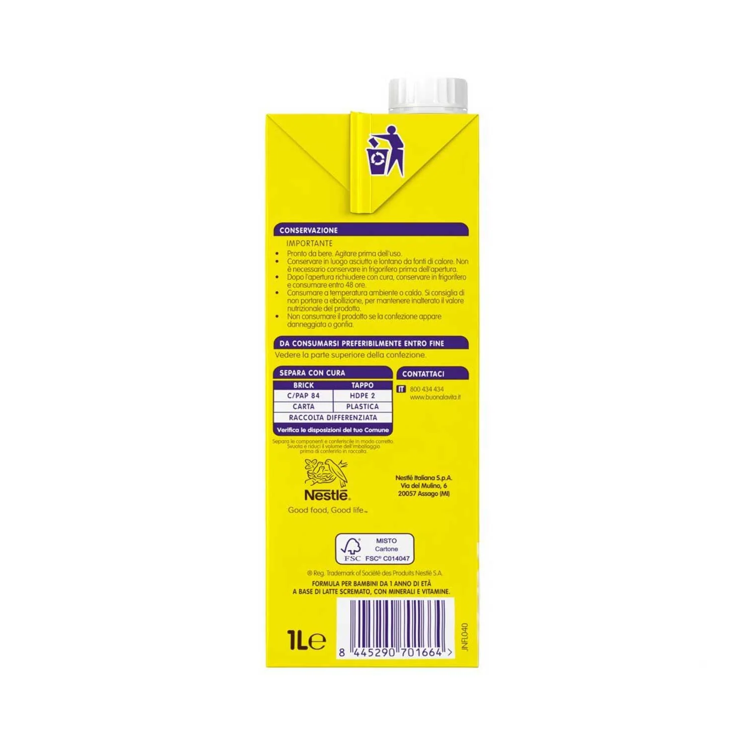 Nestle - Latte Mio Classico: Confezione 1000 ml - Image 4