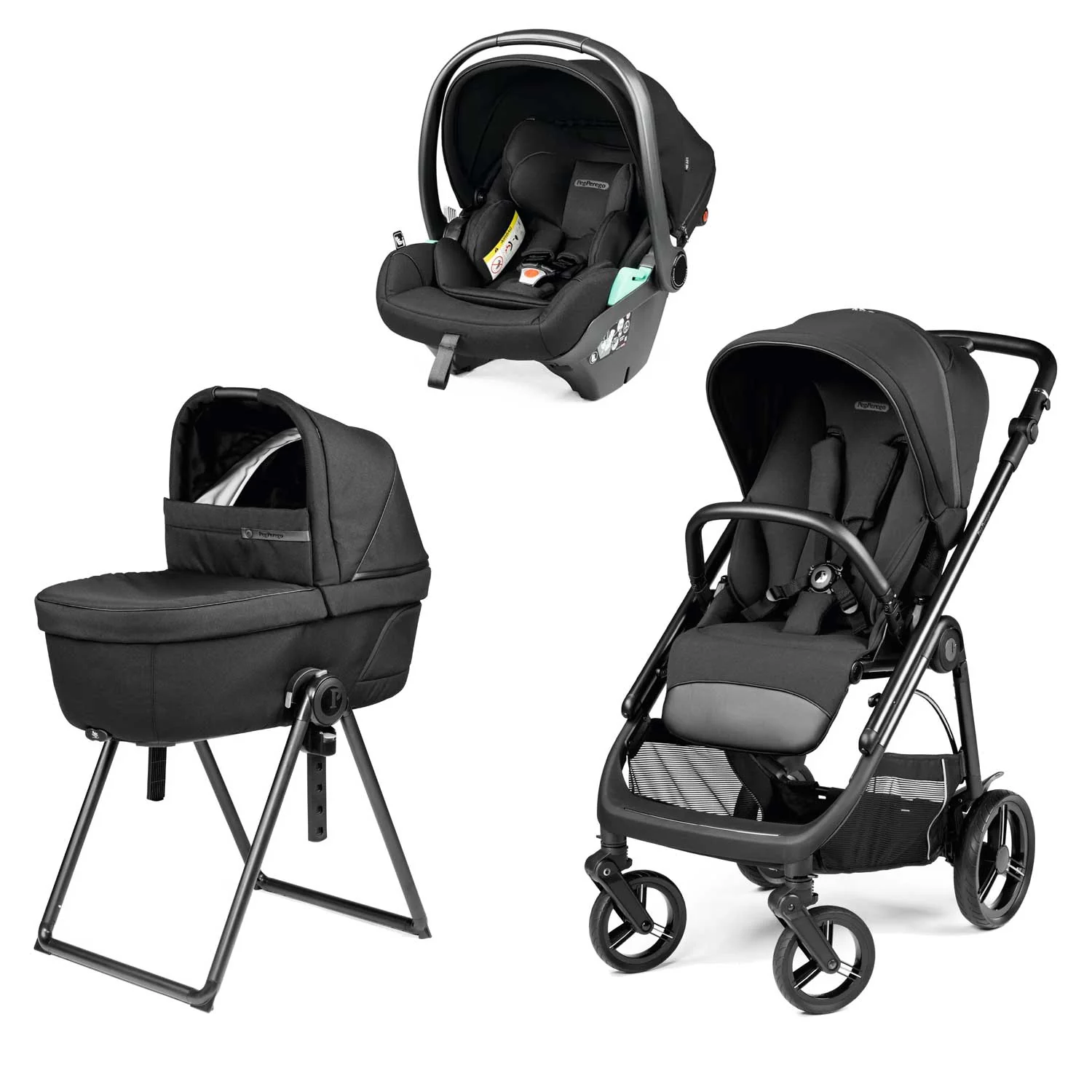 Peg Perego - Trio Veloce New Con Culla Belvedere + Primo Viaggio Lounge Modular R129 - Image 3