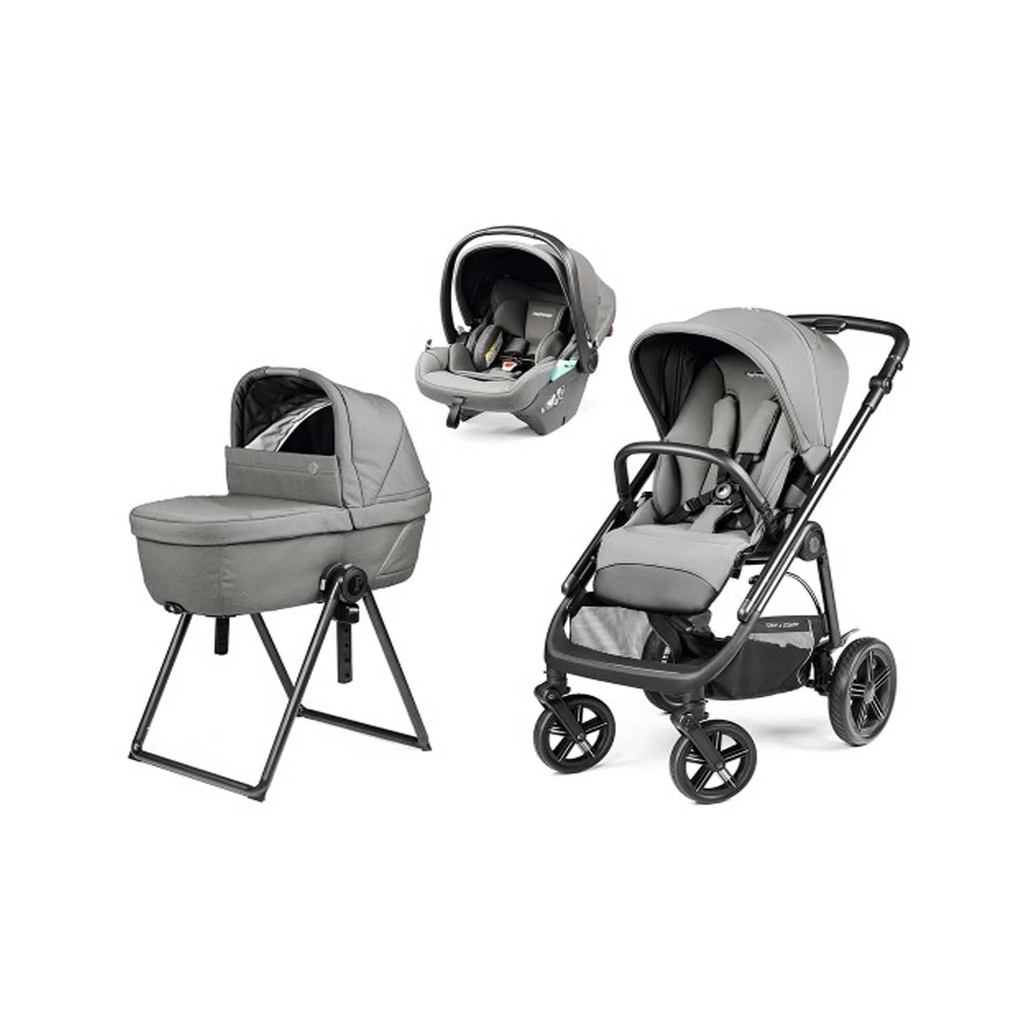 Peg Perego - Trio Veloce TC Con Culla Belvedere + S.A. Primo Viaggio Lounge Isize