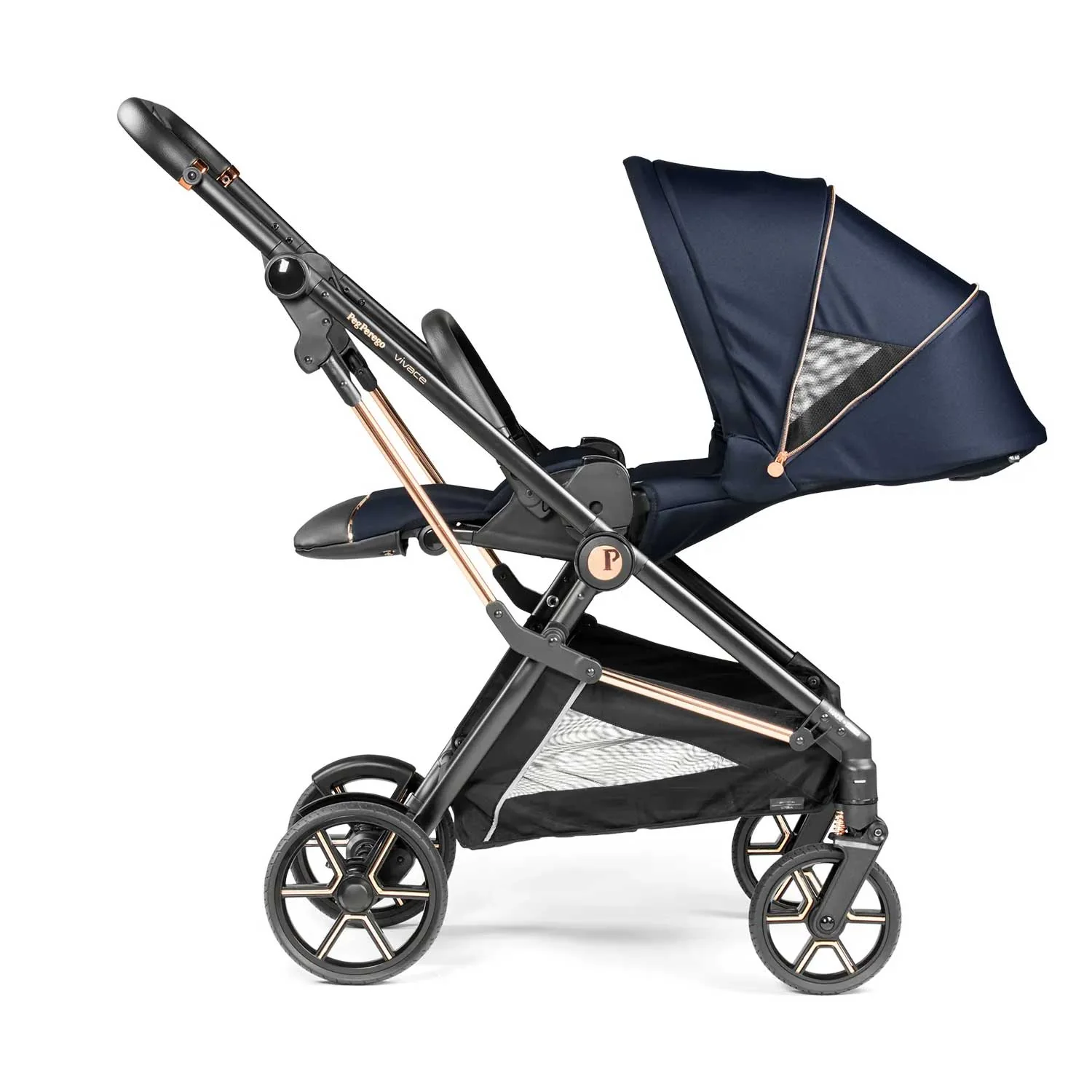 Peg Perego - Trio Vivace New Con Navicella Belvedere + S.A. SLK Modular Isize - Image 9