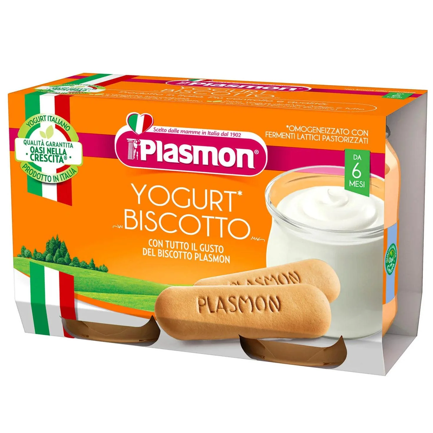 Plasmon - Biscotto &amp; Yogurt: Confezione 2 x 120 gr