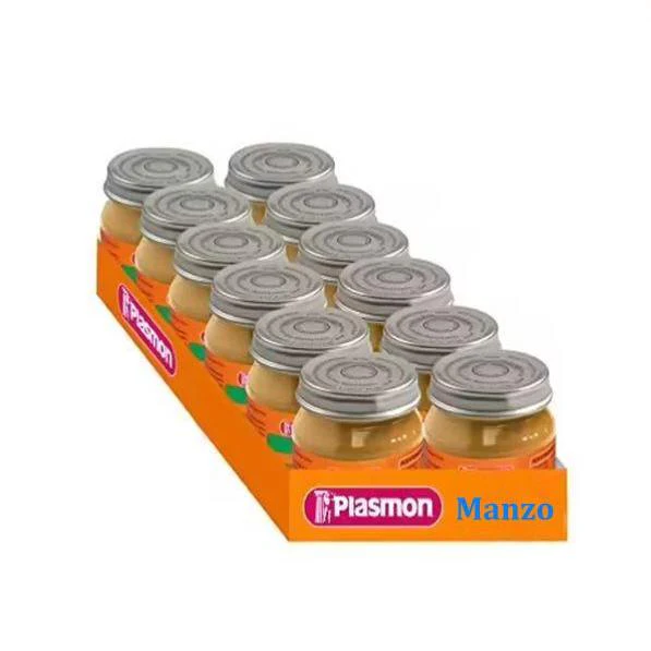 Plasmon - Omogenizzato Carne Manzo: Confezione 12x80 gr