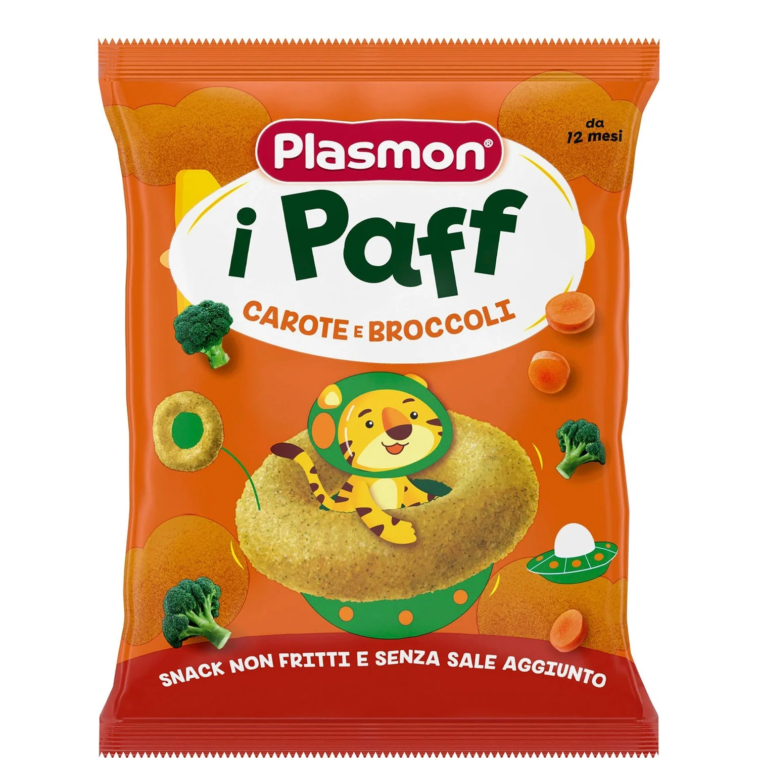 Plasmon - Paff Broccoli Carota: Confezione 15 gr