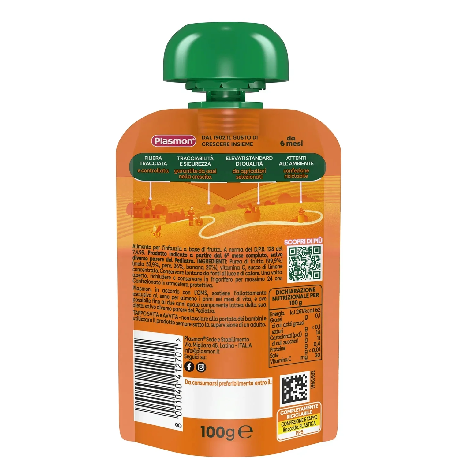 Plasmon - Spremi Gusta Frutta Mista: Confezione 100 gr - Image 2