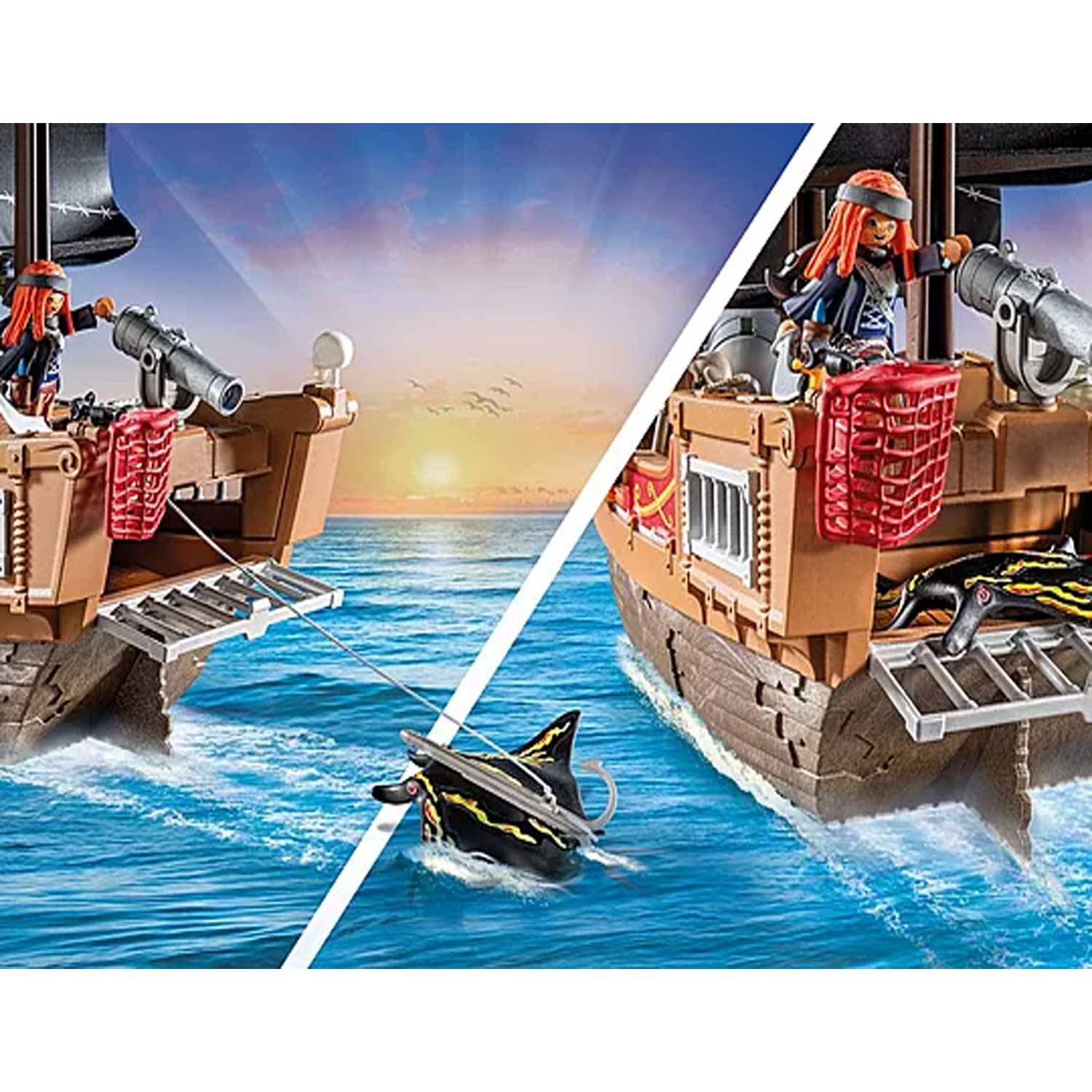 Playmobil - Galeone Dei Pirati 71530 - Image 4