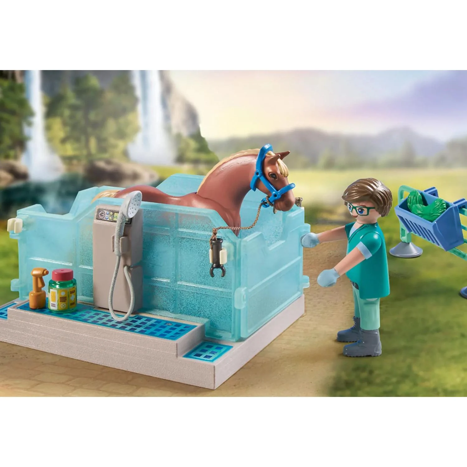 Playmobil - Stalla con veterinario 71352 - Image 5