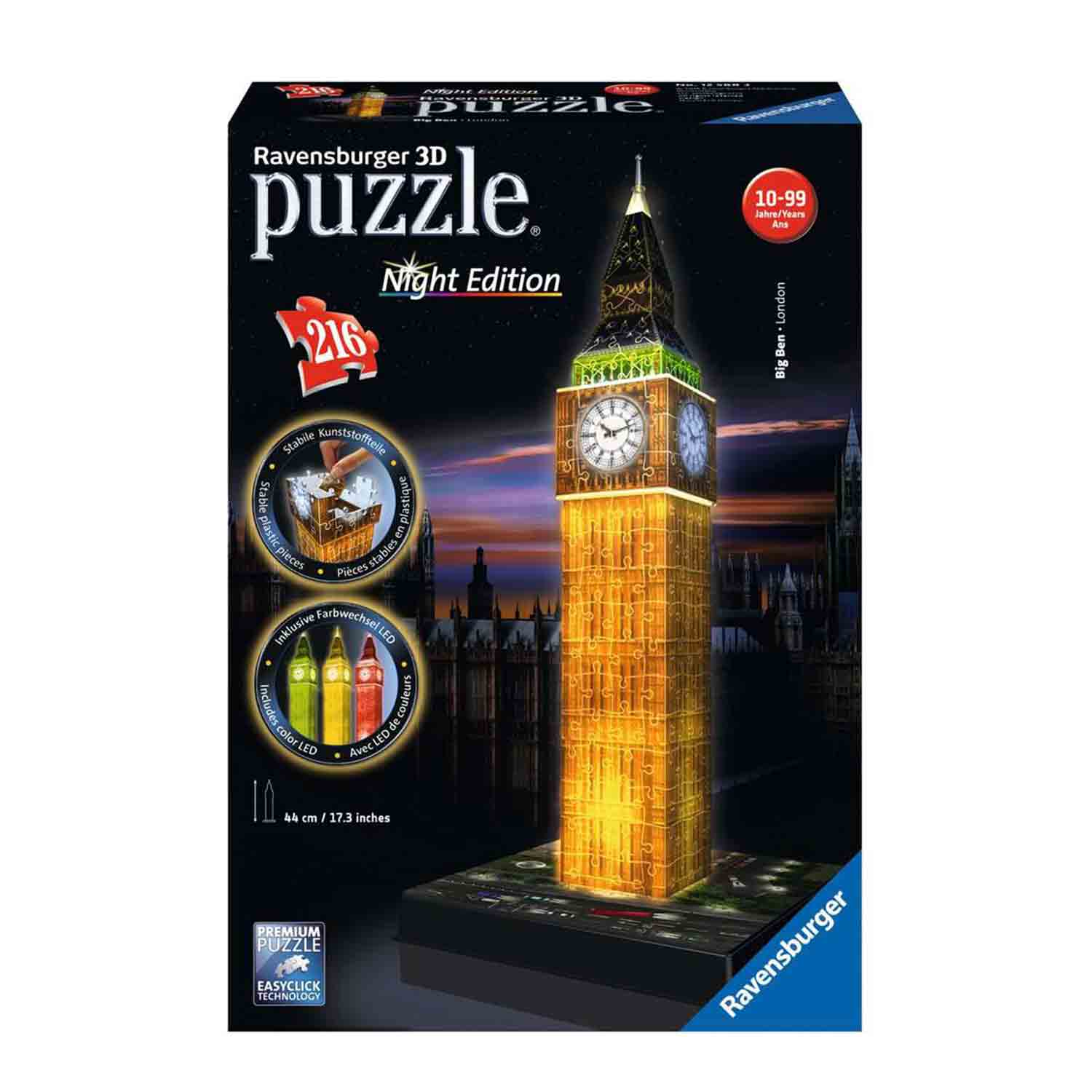 Ravensburger - 3D Puzzle 216 PZ Simboli e Monumenti