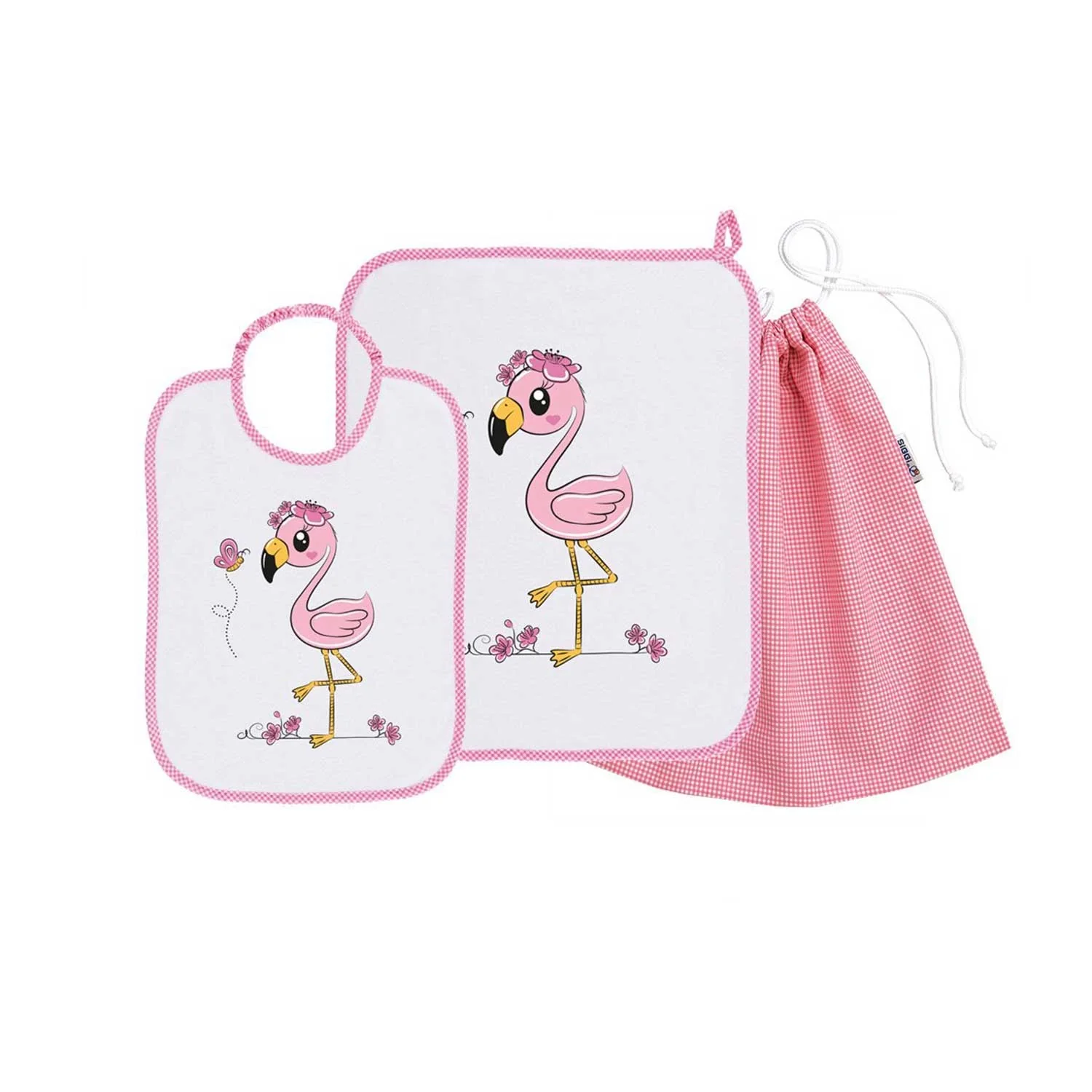 Siggi - Set Asilo Bimba 3pz Asciugamano Sacchetta Bavaglino - Image 6