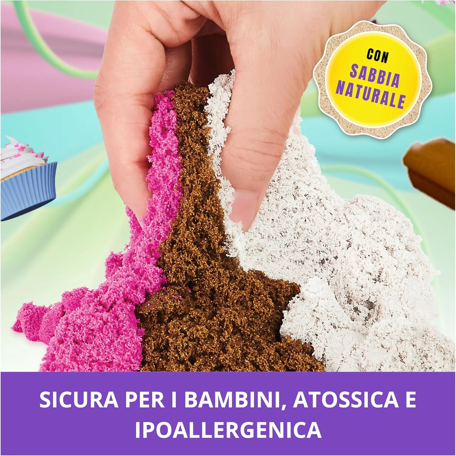 Spin Master - Kinetic Sand playset Gelati Deliziosi - Image 4