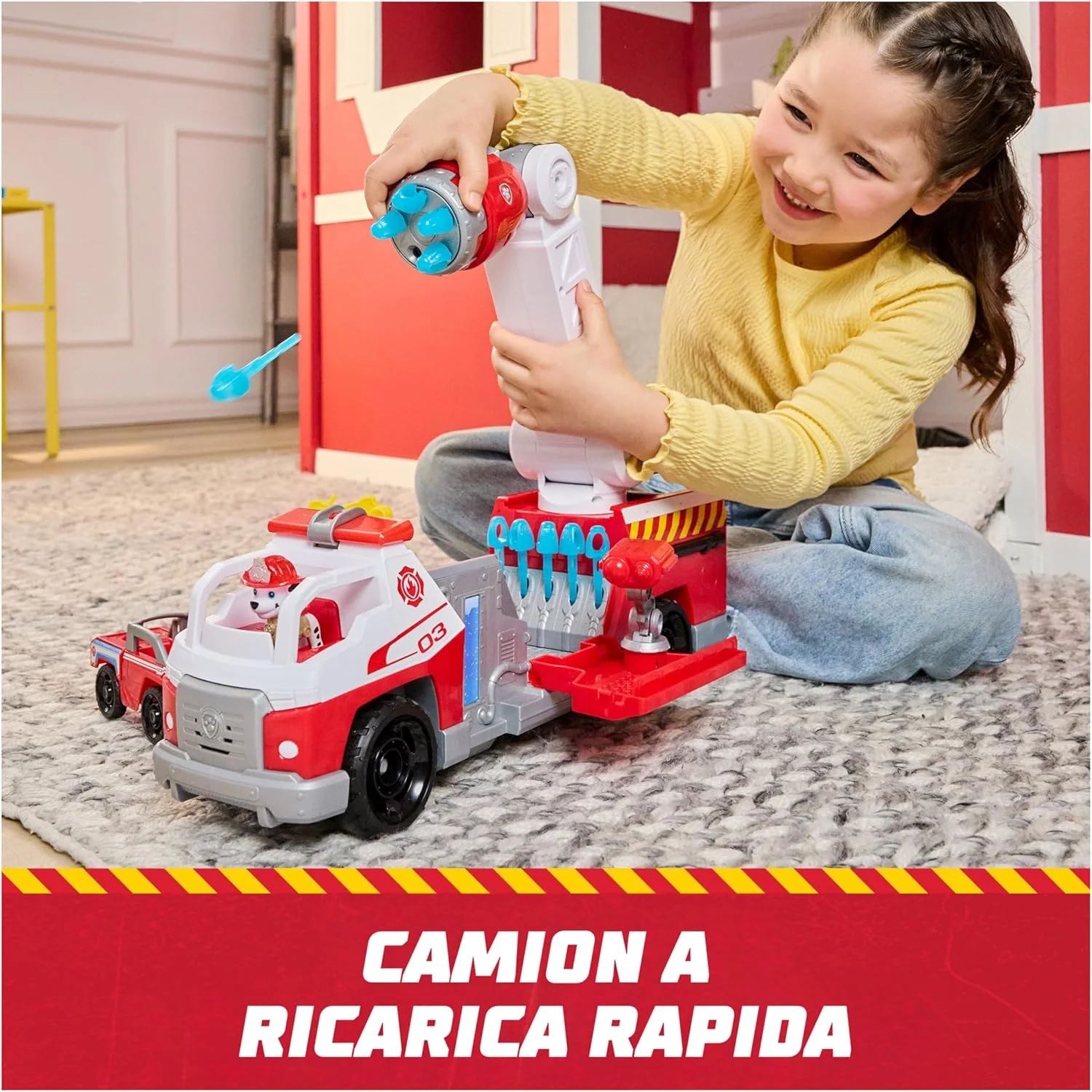 Spin Master - Paw Patrol Fire Rescue Camion Dei Pompieri - Image 8