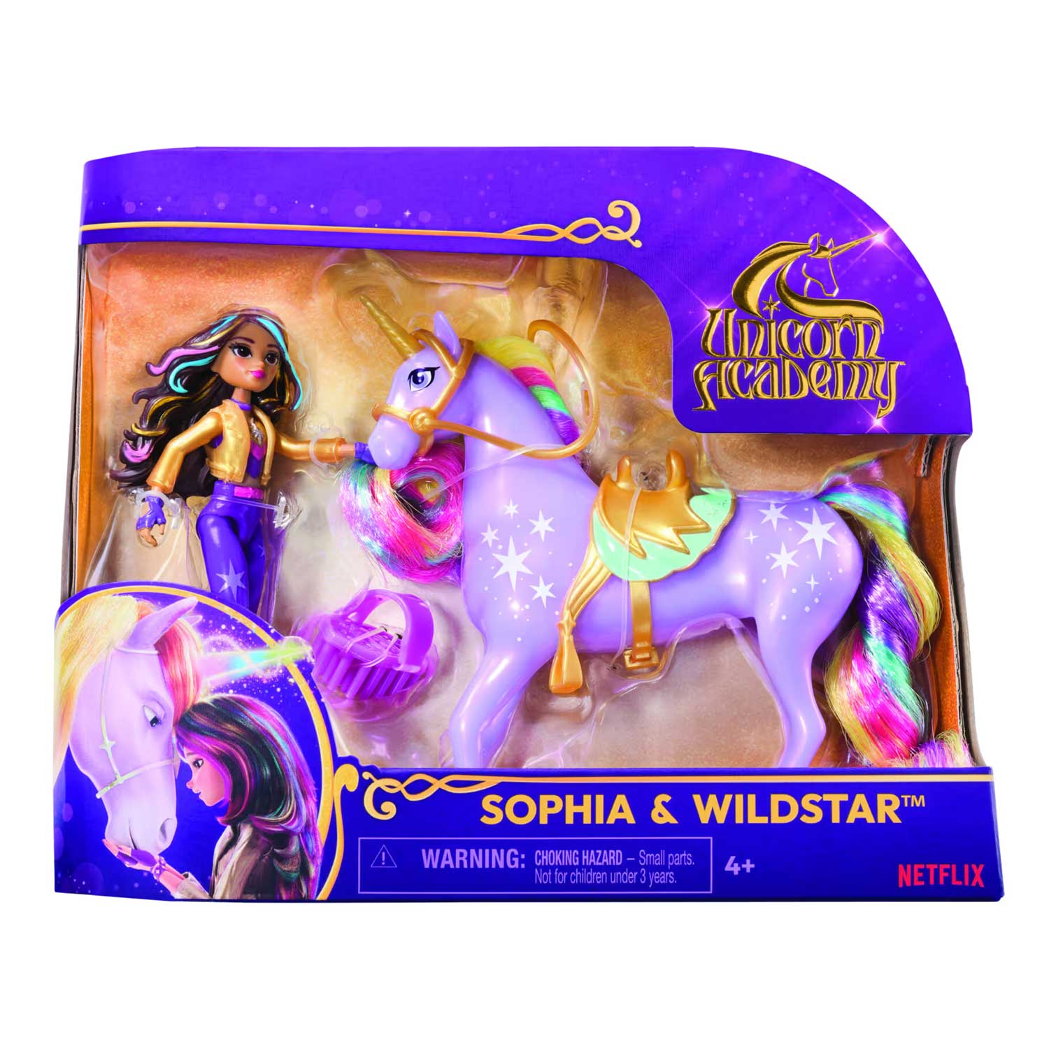 Spin Master - Unicorn Academy Premium Fashion Doll Sophia Wildstar - con luci, Suoni e Musica - Image 2