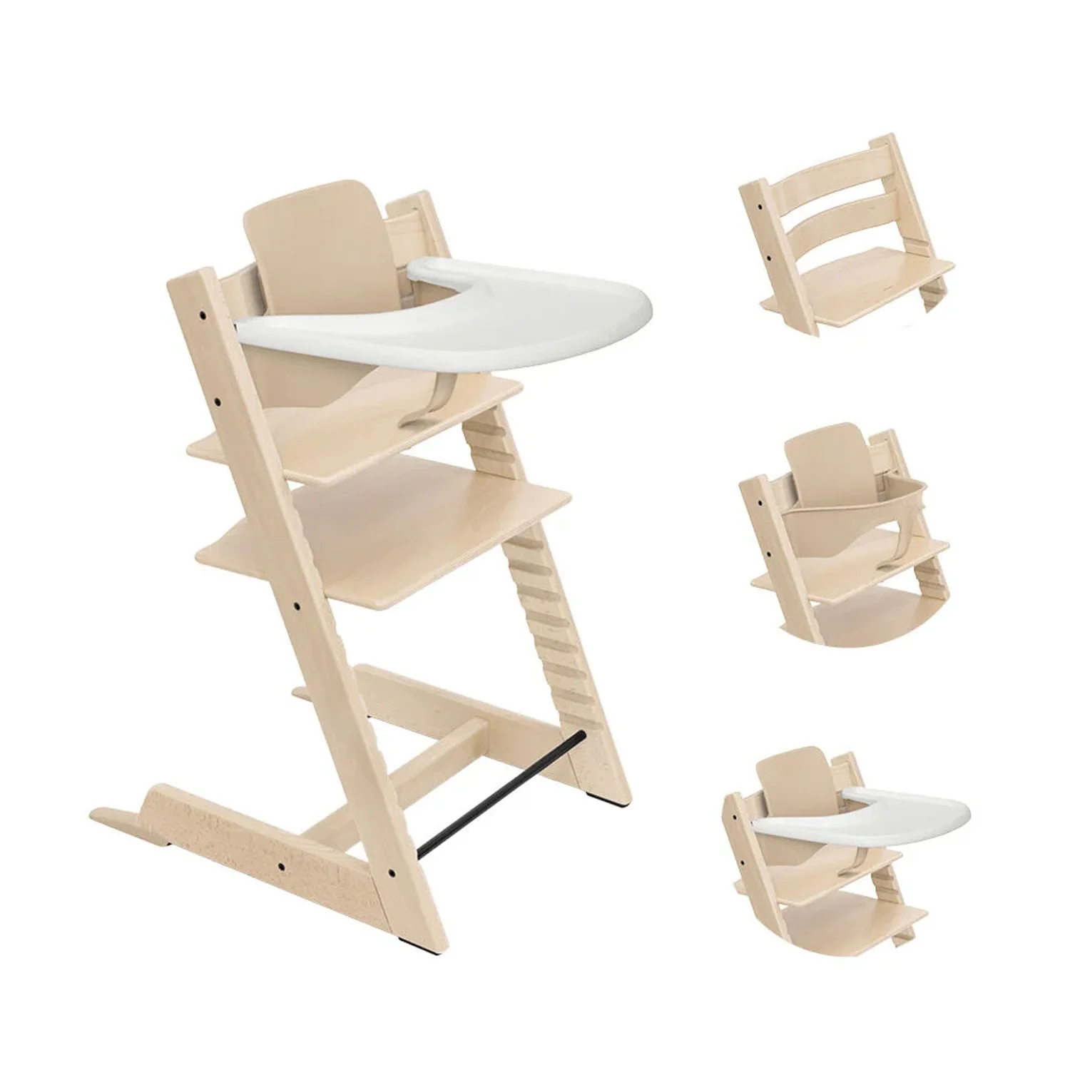 STOKKE - Sedia Tripp Trapp + Baby Set² + Vassoio