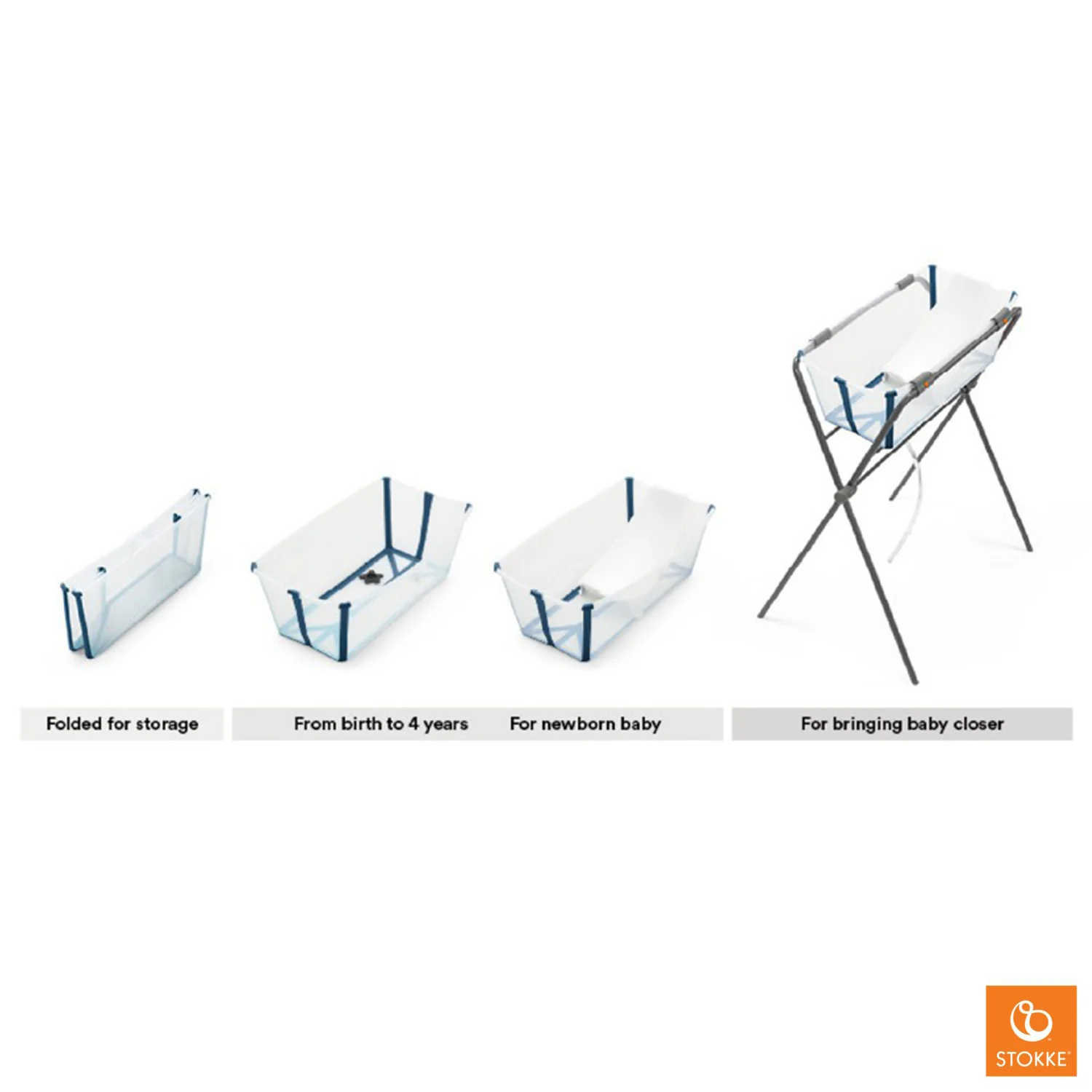 STOKKE - Vaschetta FLEXI BATH con Supporto - Image 2