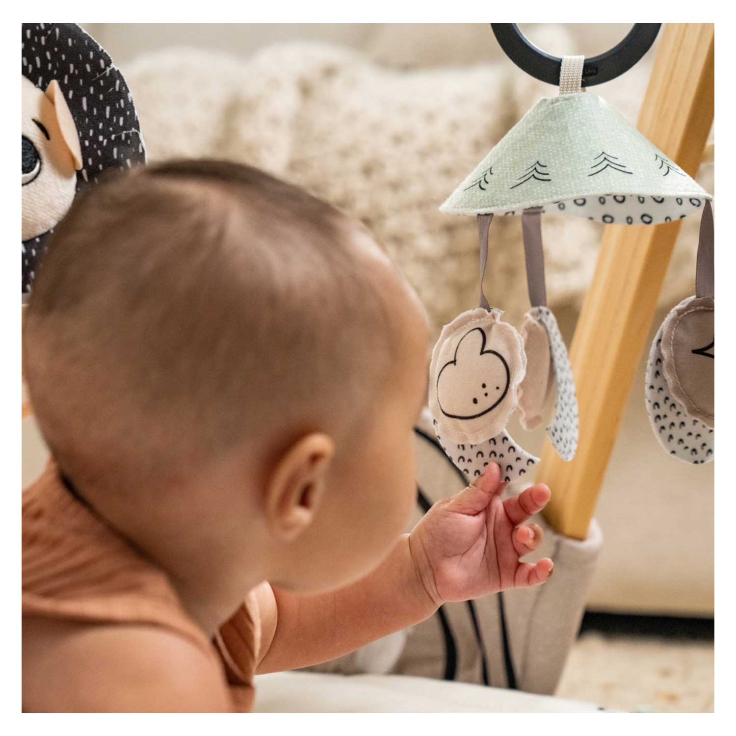 Tiny Love - Palestrina Luxe Gymini Black & White Decor - Image 6