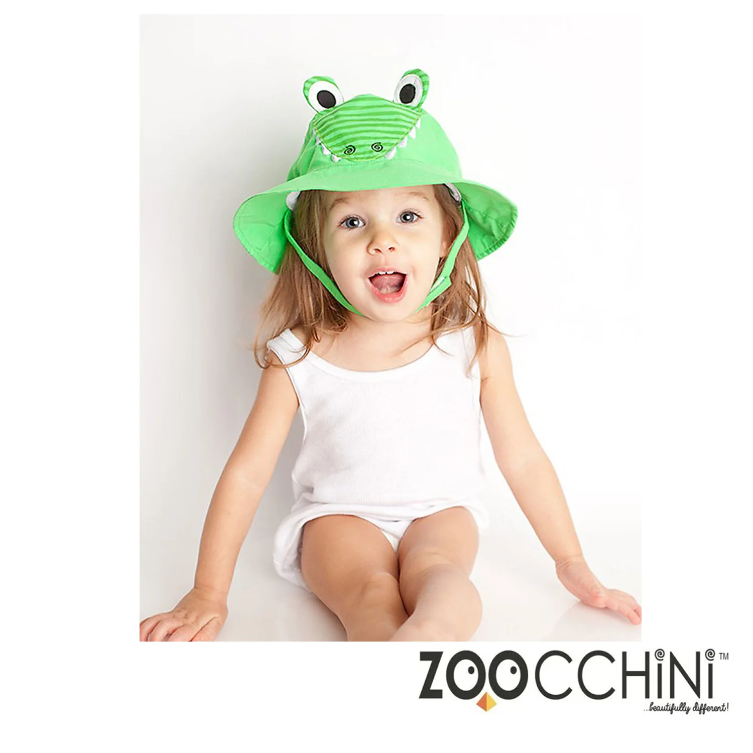 Zoocchini - Cappellino Estivo Baby UPF 50 Coccodrillo - Image 2